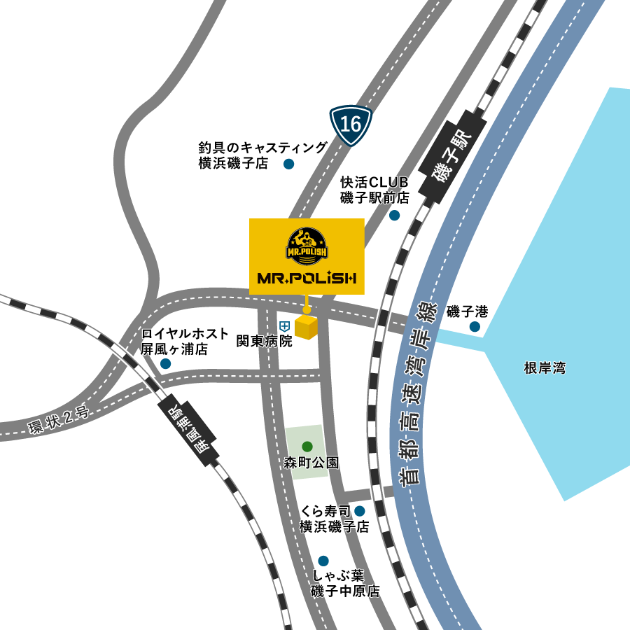 MR.POLISH本店 周辺地図