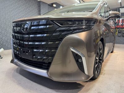 新型トヨタ アルファード セラミックコーティング二層施工 / 神奈川県横須賀市A様より