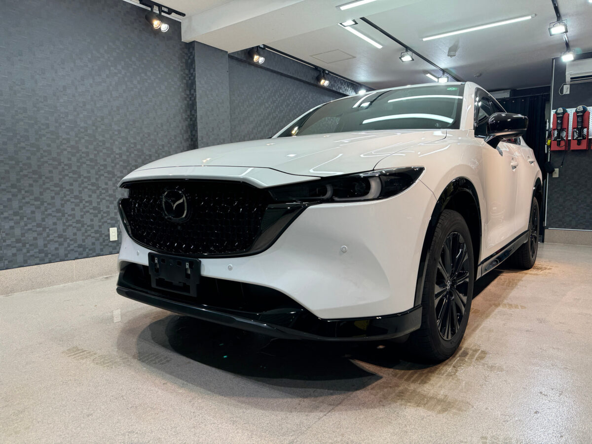 新型車マツダ CX-5のガラスコーティング施工車事例 / 神奈川県横浜市保土ケ谷区T様より