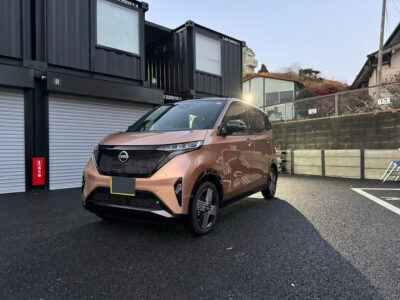 新型車ニッサン サクラのガラスコーティング施工車事例 ／ 神奈川県横浜市戸塚区T様より