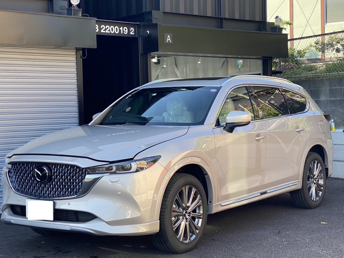 【前半】新型車マツダ CX-8 のガラスコーティング施工車事例/横浜市戸塚区T様