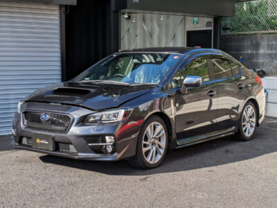 ウォータースポットを徹底除去！経年車スバル WRXの親水系ガラスコーティング施工車事例／神奈川県横浜市都筑区K様