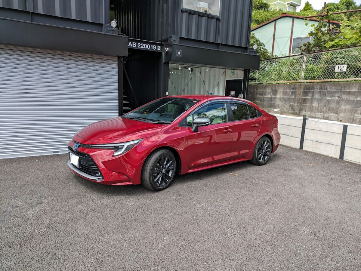 新型車 カローラ セダン のシートコーティング施工車事例/茅ヶ崎市N様|神奈川県横浜市の車のコーティング専門店Mr.Polish