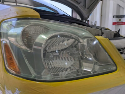 20年式 トヨタ ノア のヘッドライトリペア・プロテクションフィルム施工車事例／神奈川県横浜市旭区S様｜神奈川県横浜市の車のコーティング専門店Mr.Polish