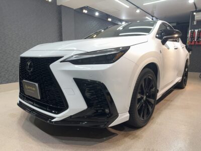 新型レクサス NX350hのセラミックコーティングとシートコーティングの施工車事例 ／ 神奈川県横浜市港南区I様より