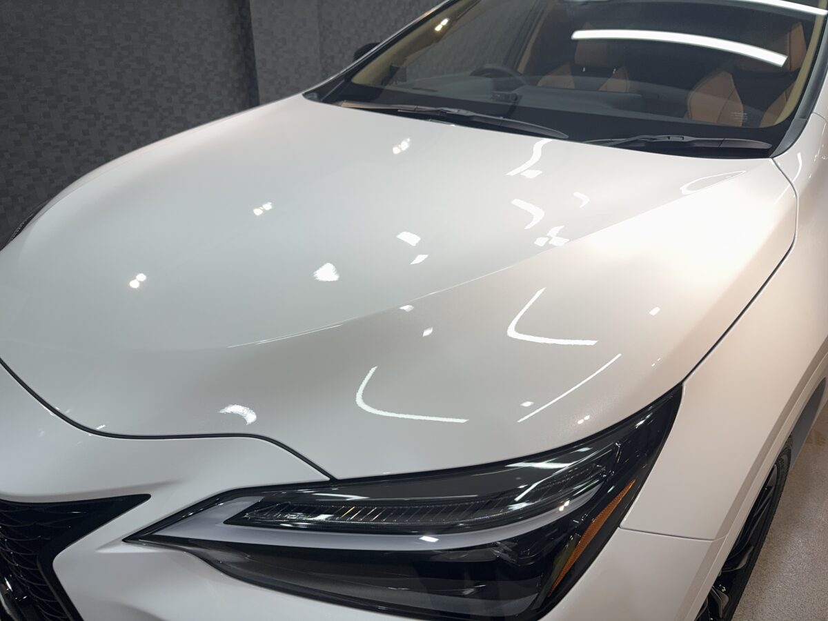 レクサス NX350hへのセラミックコーティング二層“SIX CERAMIC”の施工完了
