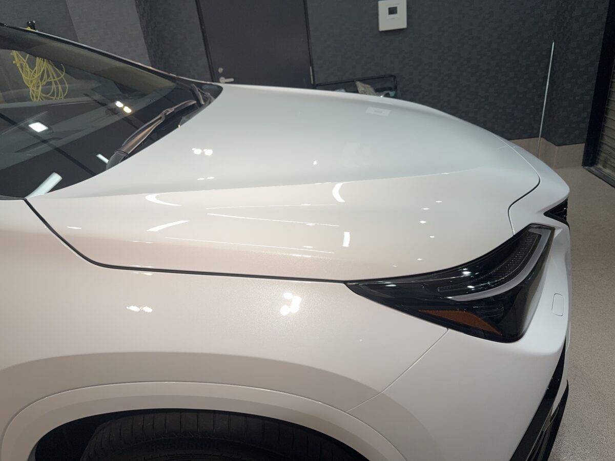 レクサス NX350hへのセラミックコーティング二層“SIX CERAMIC”の施工完了