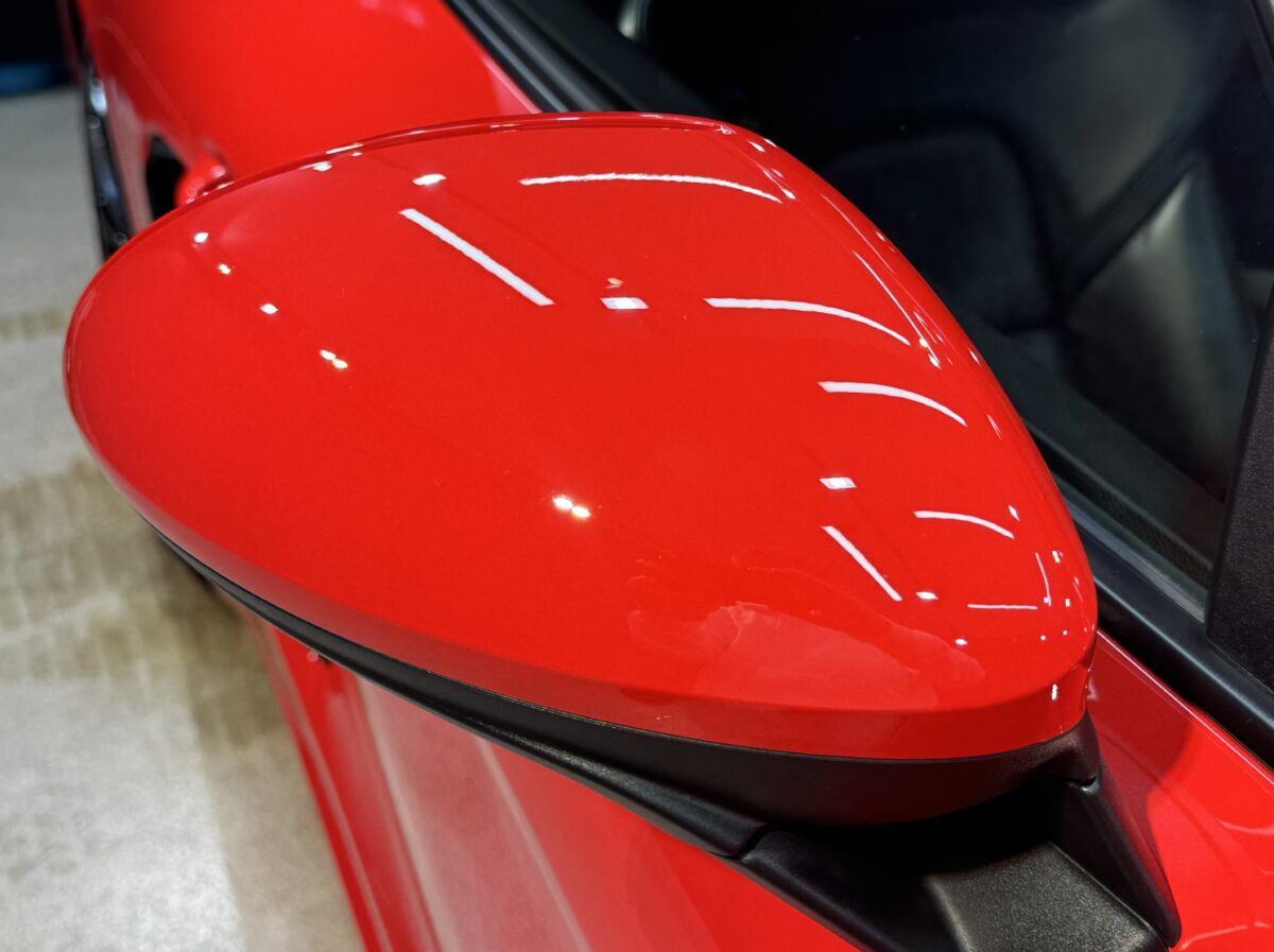 ポルシェ 718ケイマンのガラスコーティング施工完成