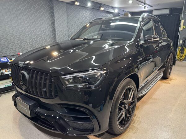 新型車ベンツ GLE AMGのセラミックコーティング施工車事例 ／ 神奈川県横浜市戸塚区O様より