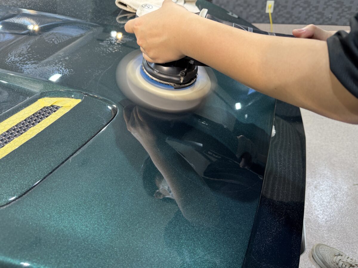 研磨作業の開始