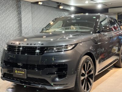 新型車 レンジローバースポーツのガラスコーティング施工車事例 ／ 神奈川県横浜市O様より｜横浜のカーコーティング専門店Mr.Polish