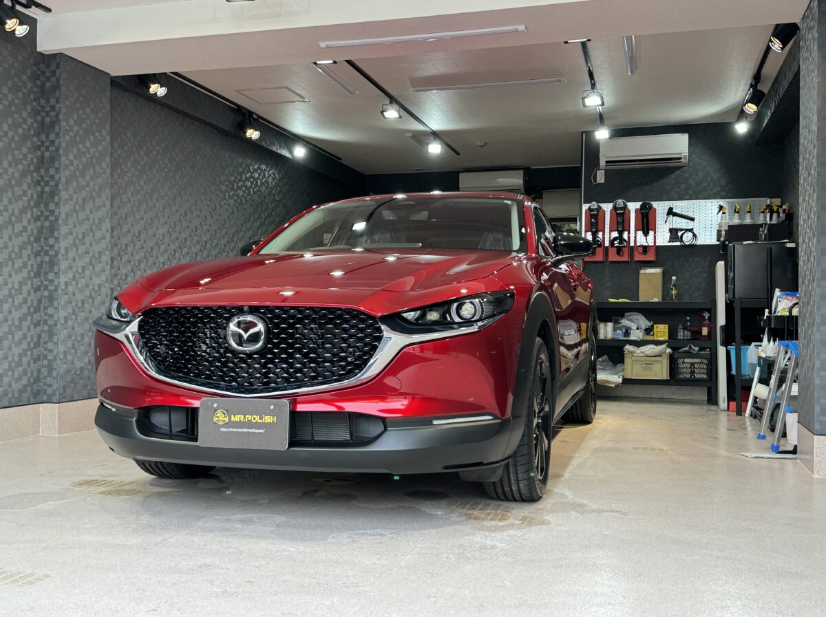 新型車 マツダ CX-3 のガラスコーティング施工車事例 / 神奈川県横浜市港南区Y様より |横浜のカーコーティング専門店ミスターポリッシュ