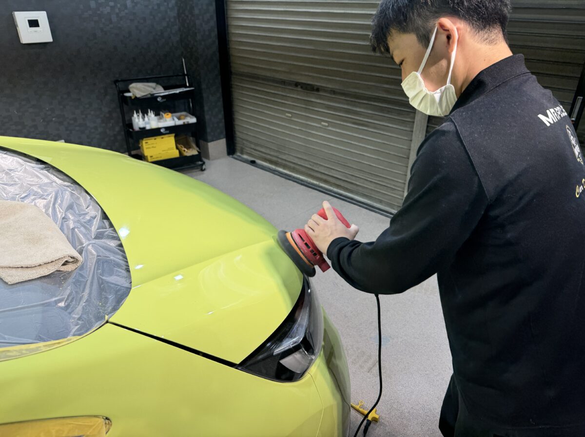 ポリッシング作業