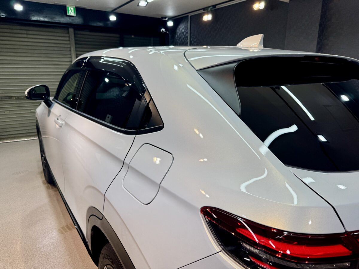 新型車ホンダ ヴェゼルへのセラミックコーティングの施工が完了