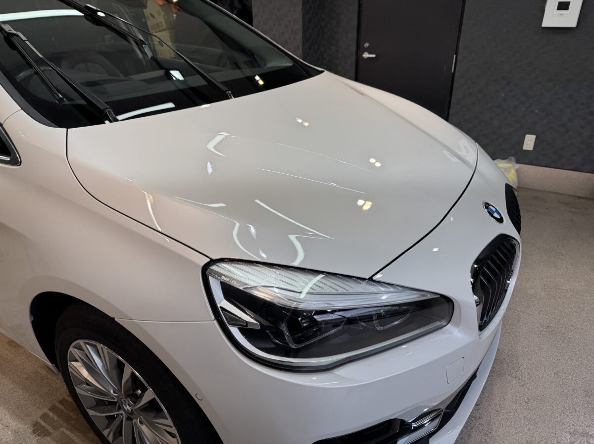■ BMW3シリーズへのガラスコーティング施工が完了