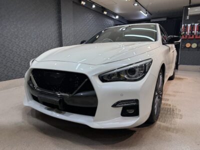 V37に高品質セラミックコーティング二層！ ｜ 経年車ニッサン スカイラインの施工車事例 ／ 神奈川県横浜市戸塚区T様より