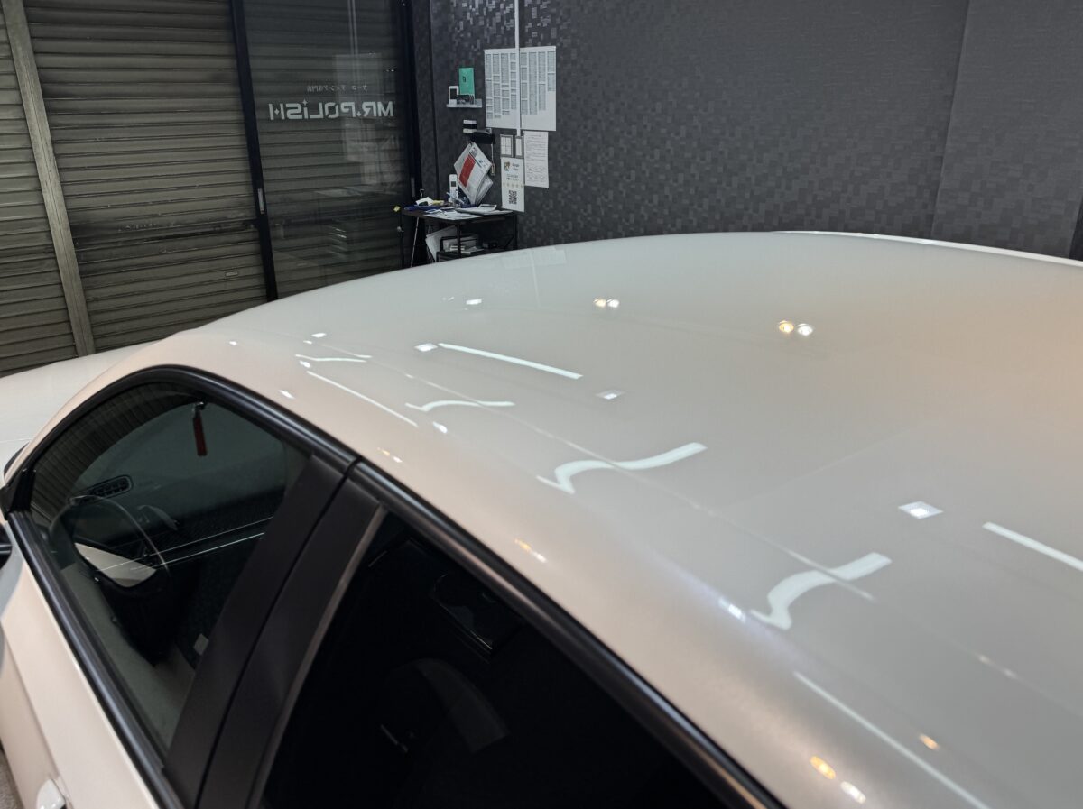ホンダ シビックのガラスコーティング施工が完了