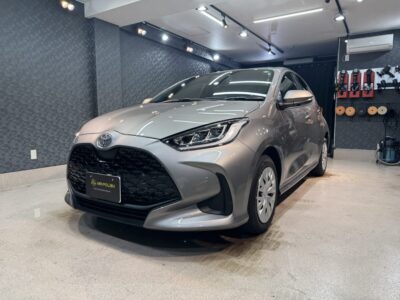 新型車トヨタ ヤリスのガラスコーティング施工事例 ／ 神奈川県横浜市金沢区S様より