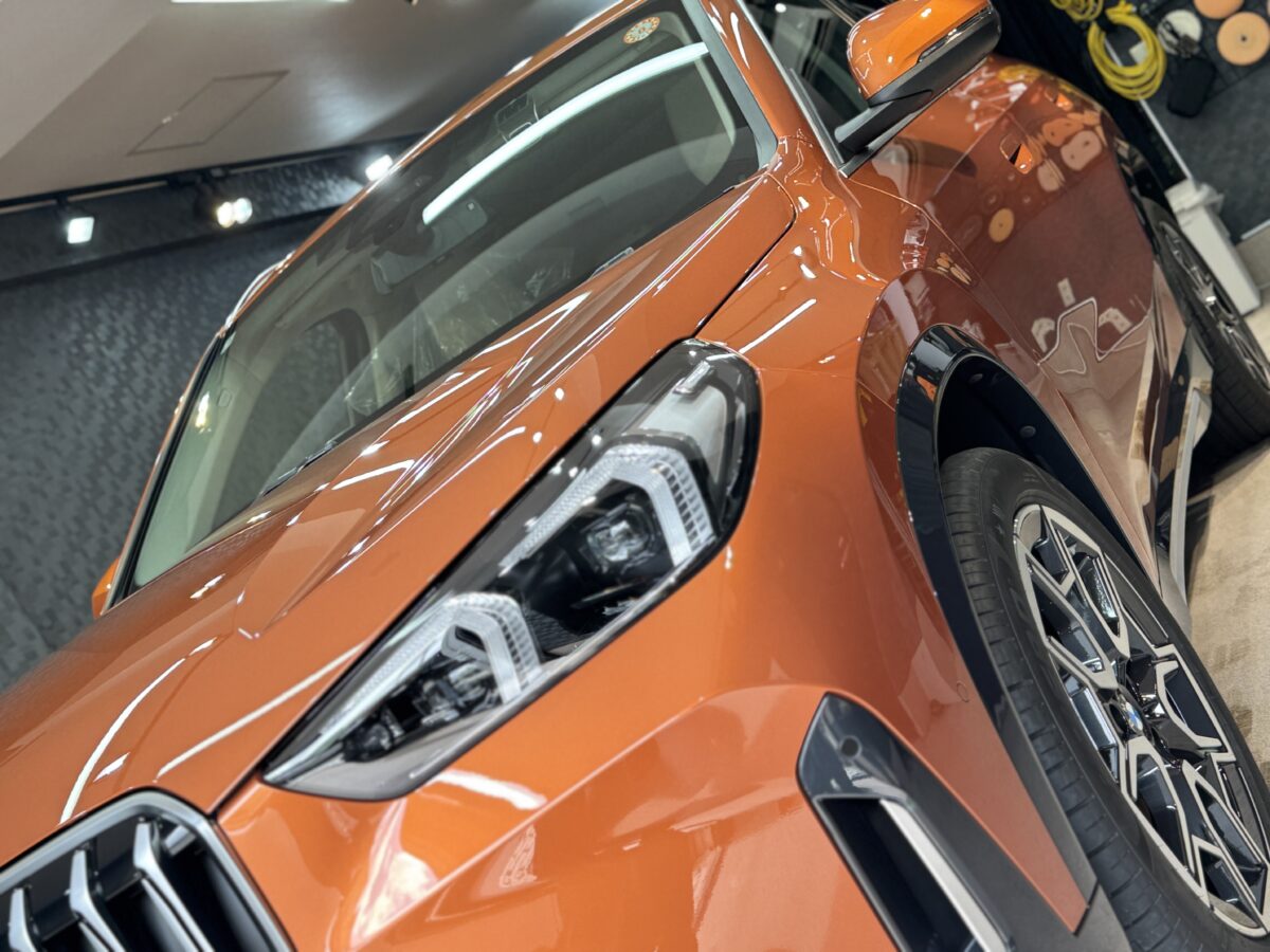 BMW X2へのガラスコーティングの施工完了
