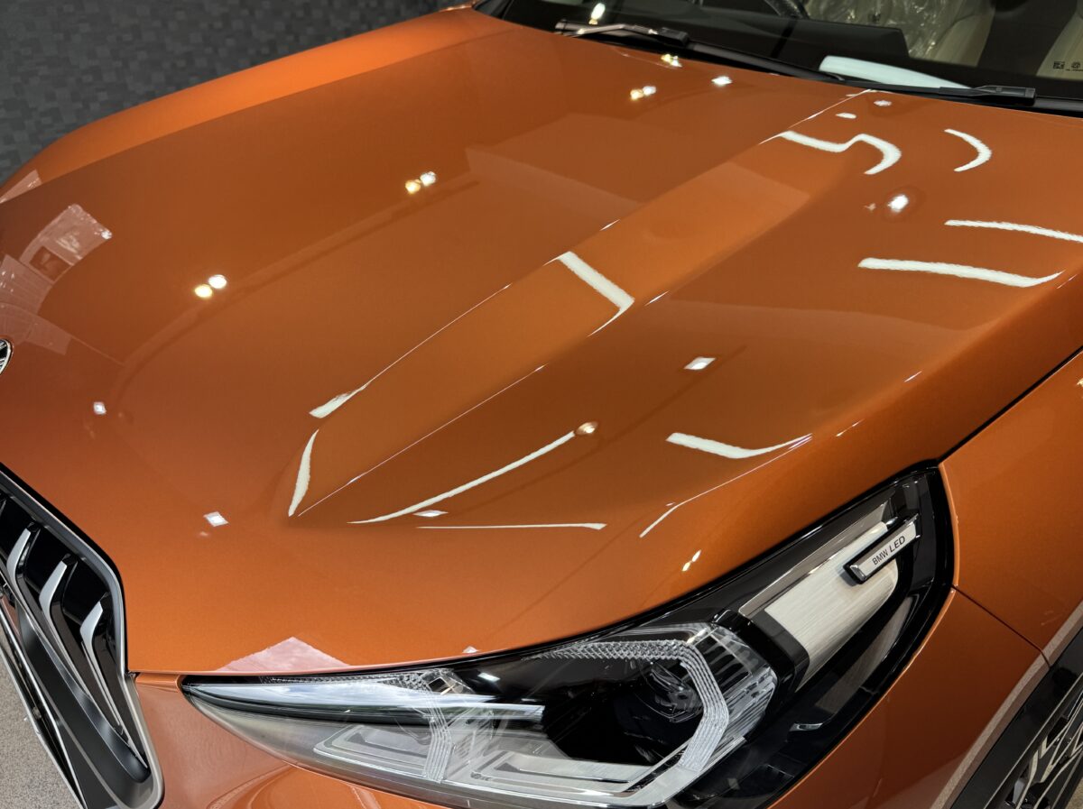BMW X2へのガラスコーティングの施工完了