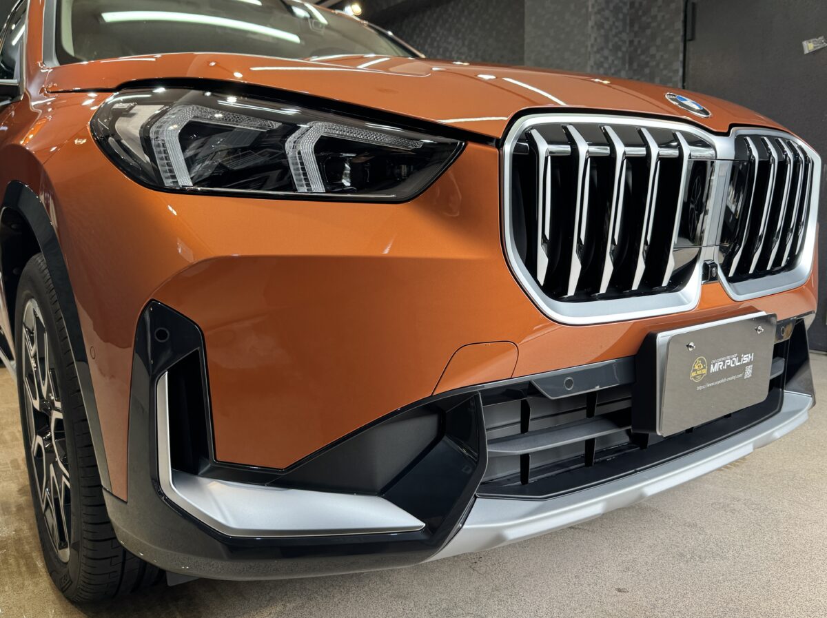 BMW X2へのガラスコーティングの施工完了