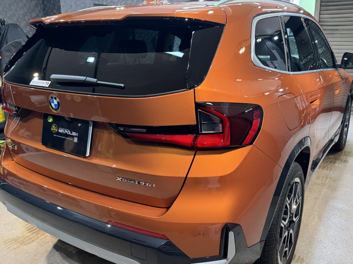 BMW X2へのガラスコーティングの施工完了