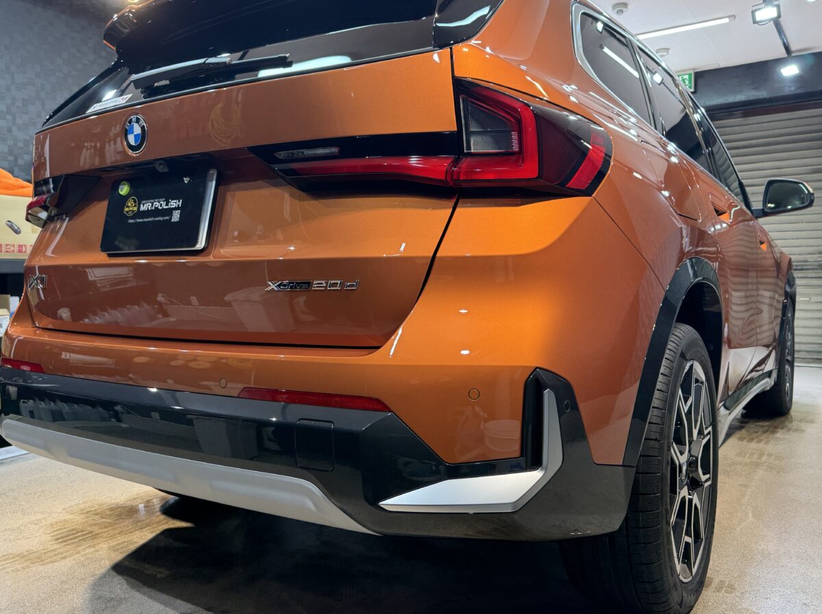 BMW X2へのガラスコーティングの施工完了