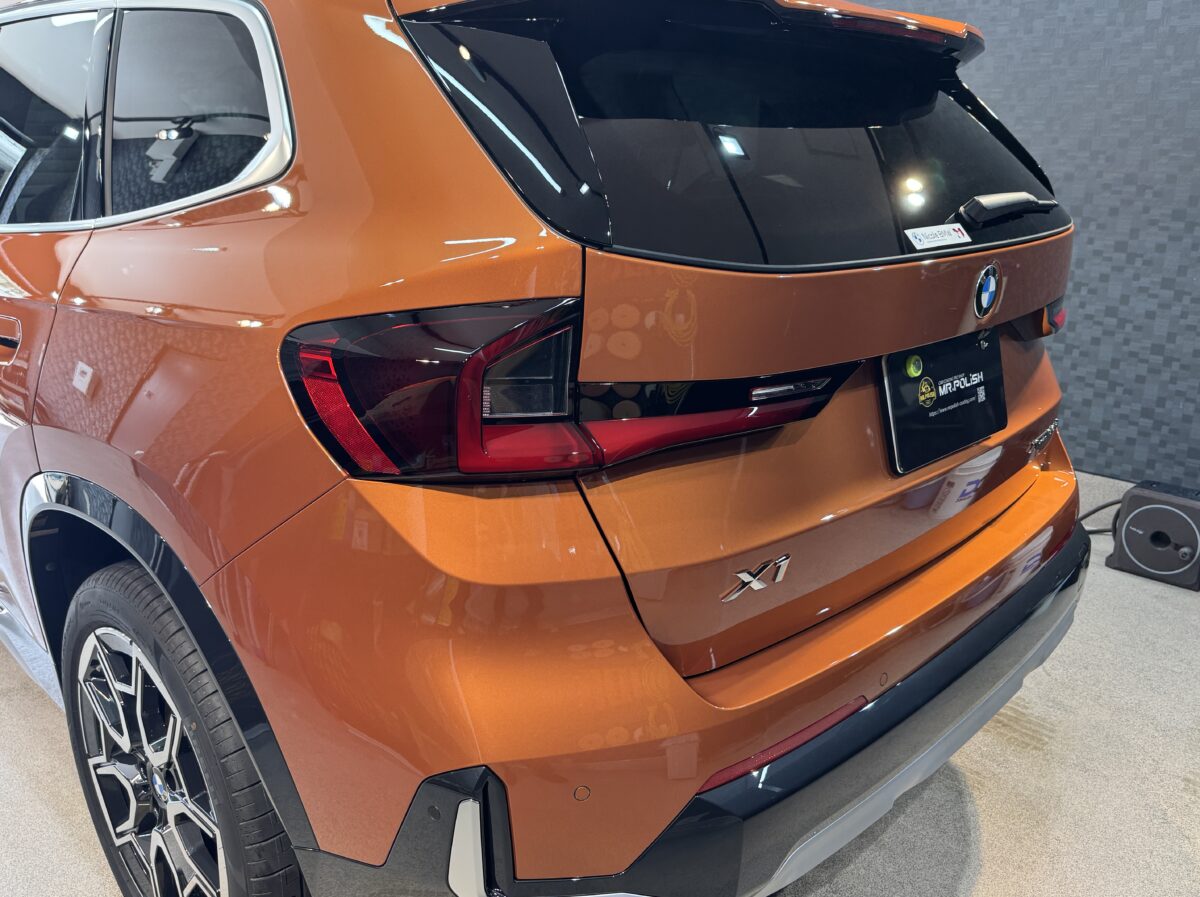 BMW X2へのガラスコーティングの施工完了