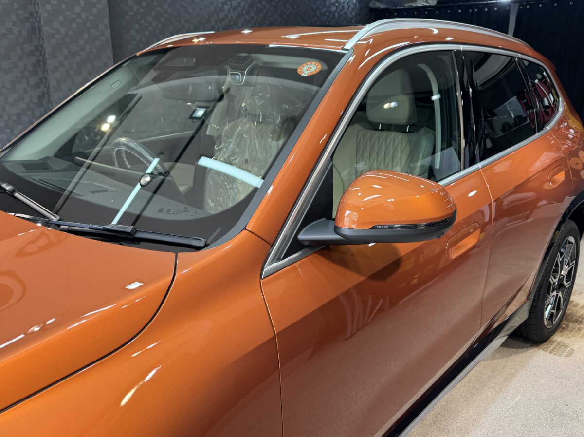 BMW X2へのガラスコーティングの施工完了