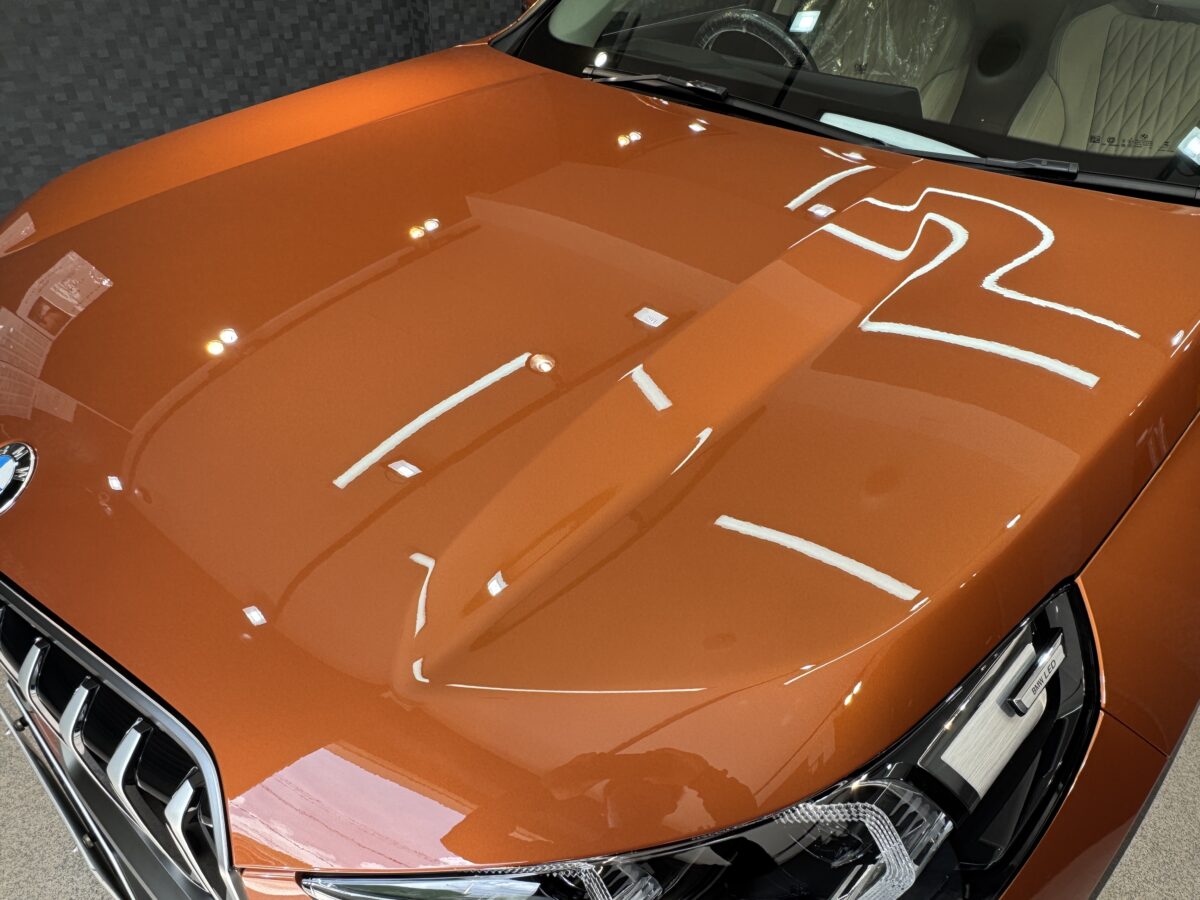 BMW X2へのガラスコーティングの施工完了
