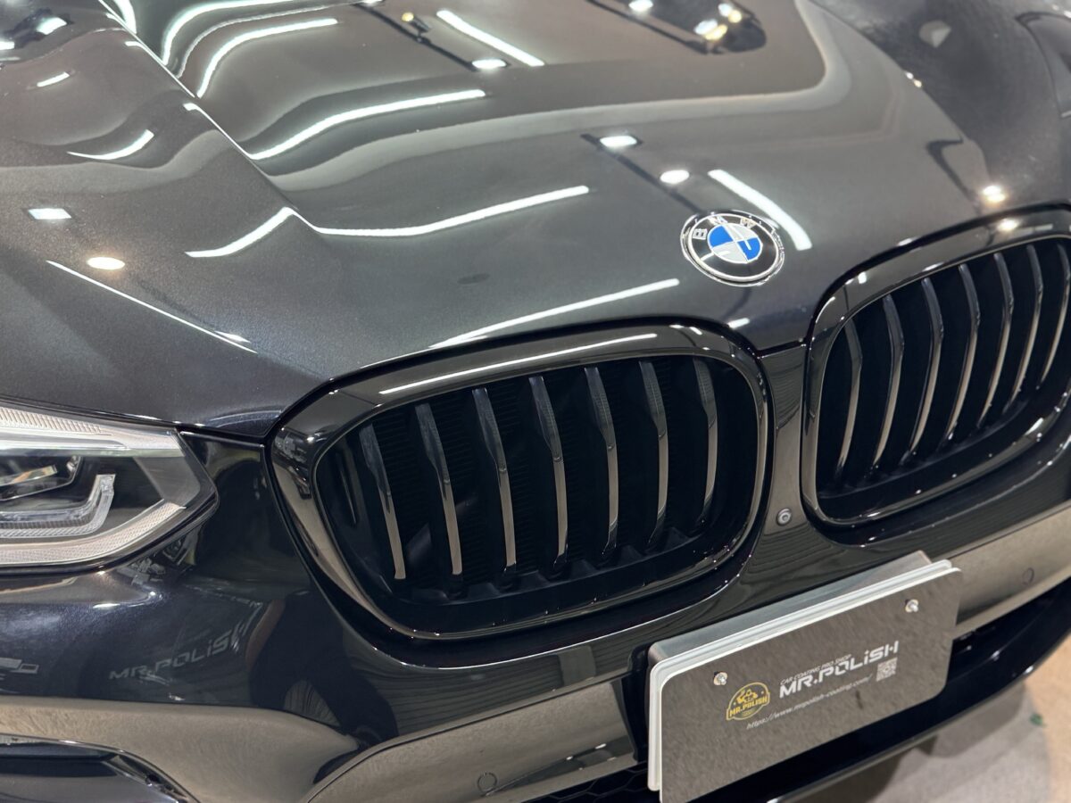 BMW X3へのセラミックコーティング二層施工が完了