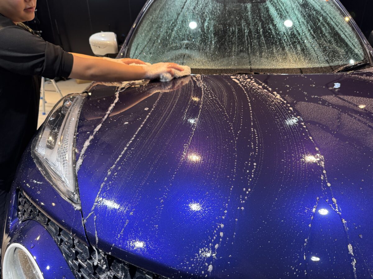 脱脂と純水洗浄