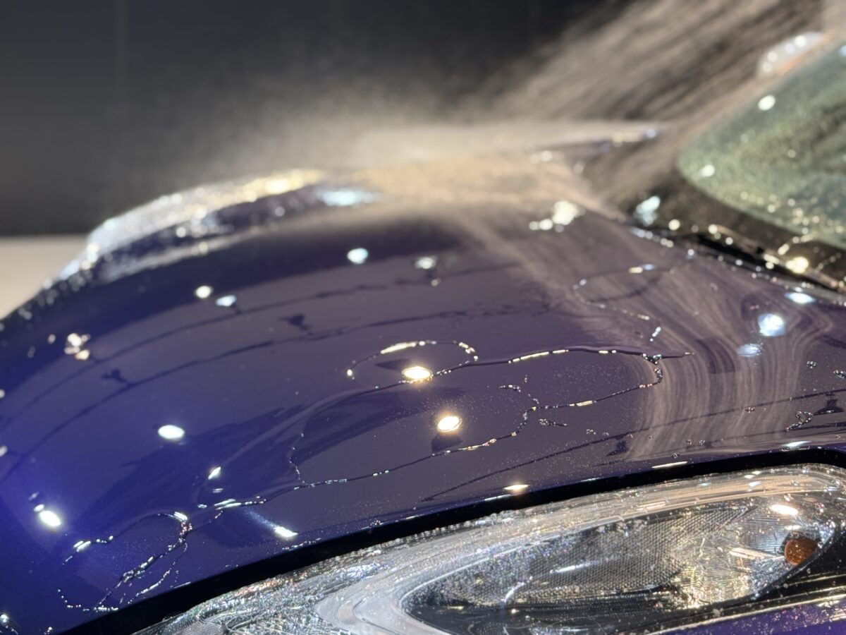 脱脂と純水洗浄