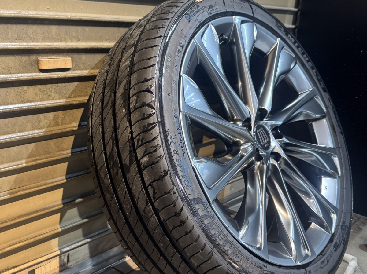 ホイール脱着両面コーティング