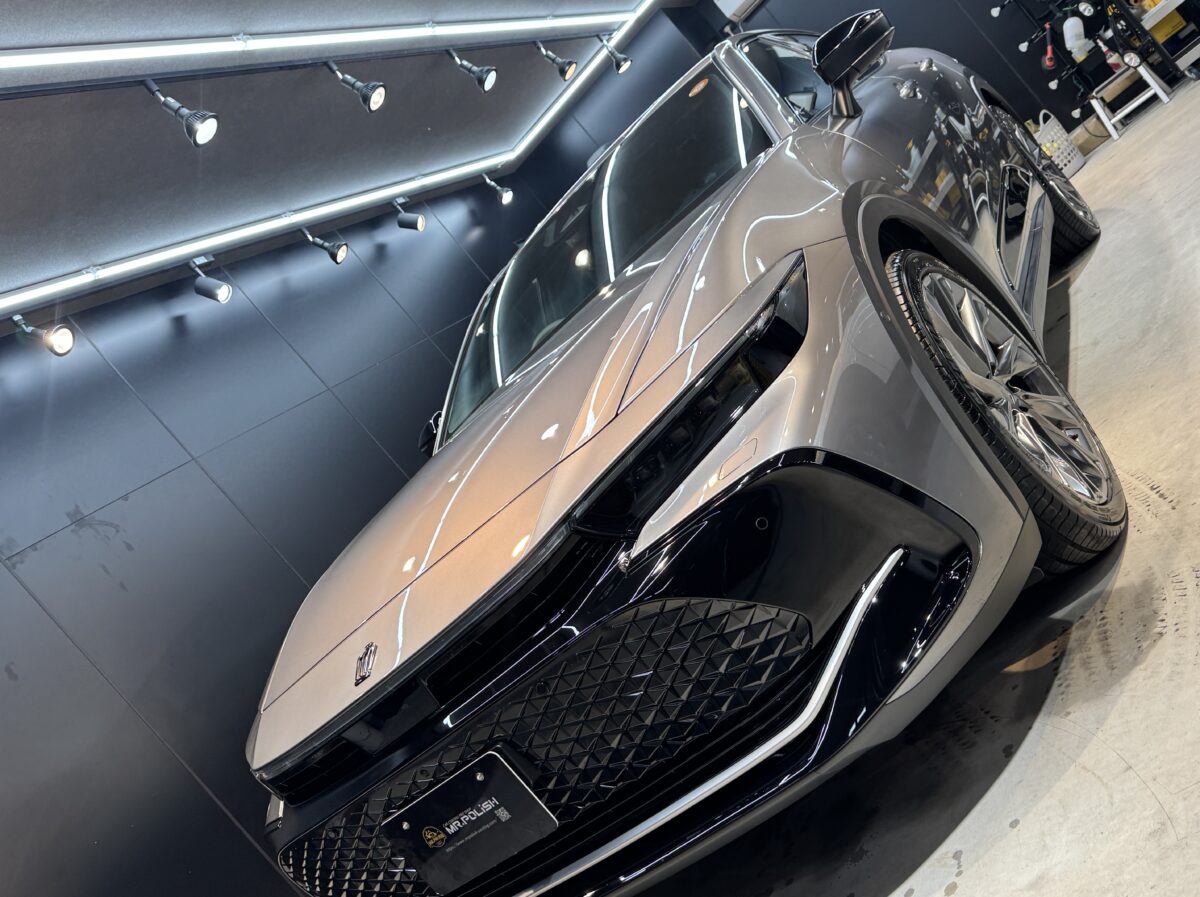 トヨタ クラウンクロスオーバーへコーティング施工が完了