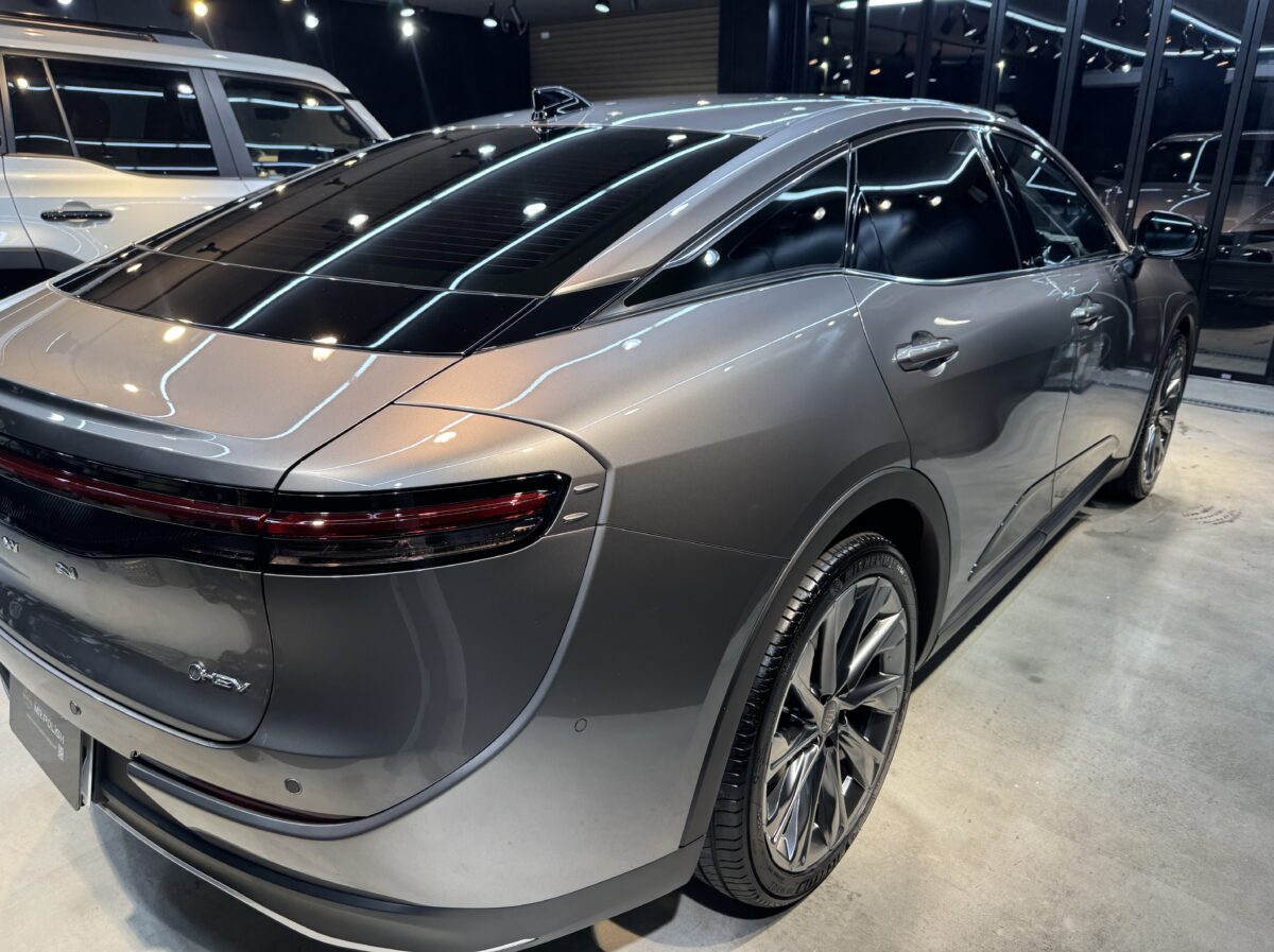 トヨタ クラウンクロスオーバーへコーティング施工が完了