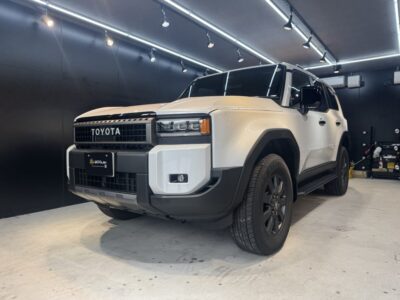 新型車トヨタ ランドクルーザー250へ親水系ガラスコーティング施工事例 ／ 神奈川県横浜市青葉区N様より