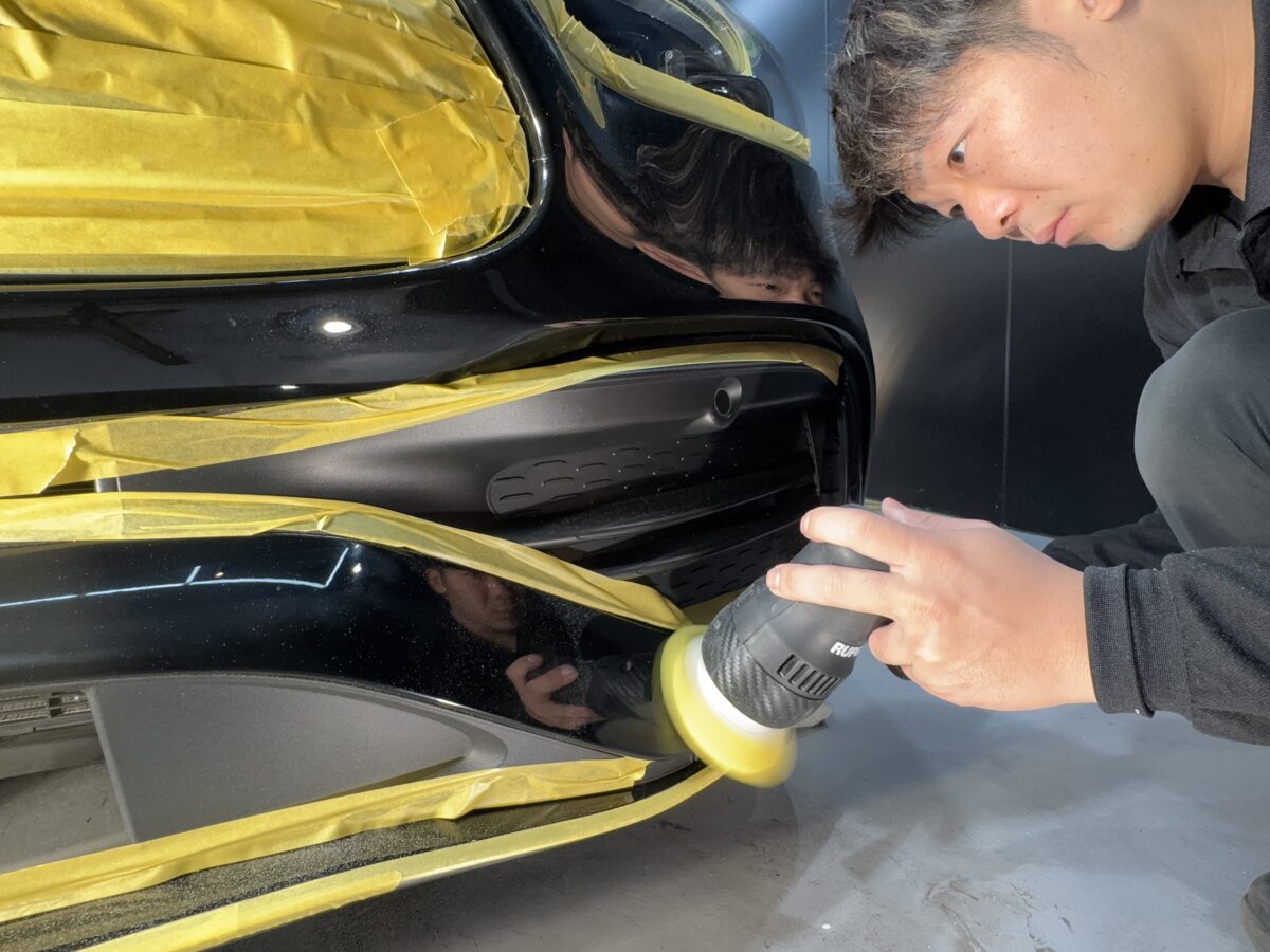 ポリッシング(研磨)作業