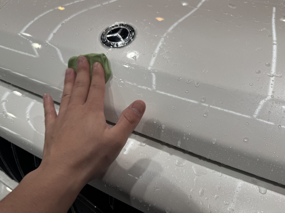 G63 AMGのセラミックコーティング前 下地処理工程