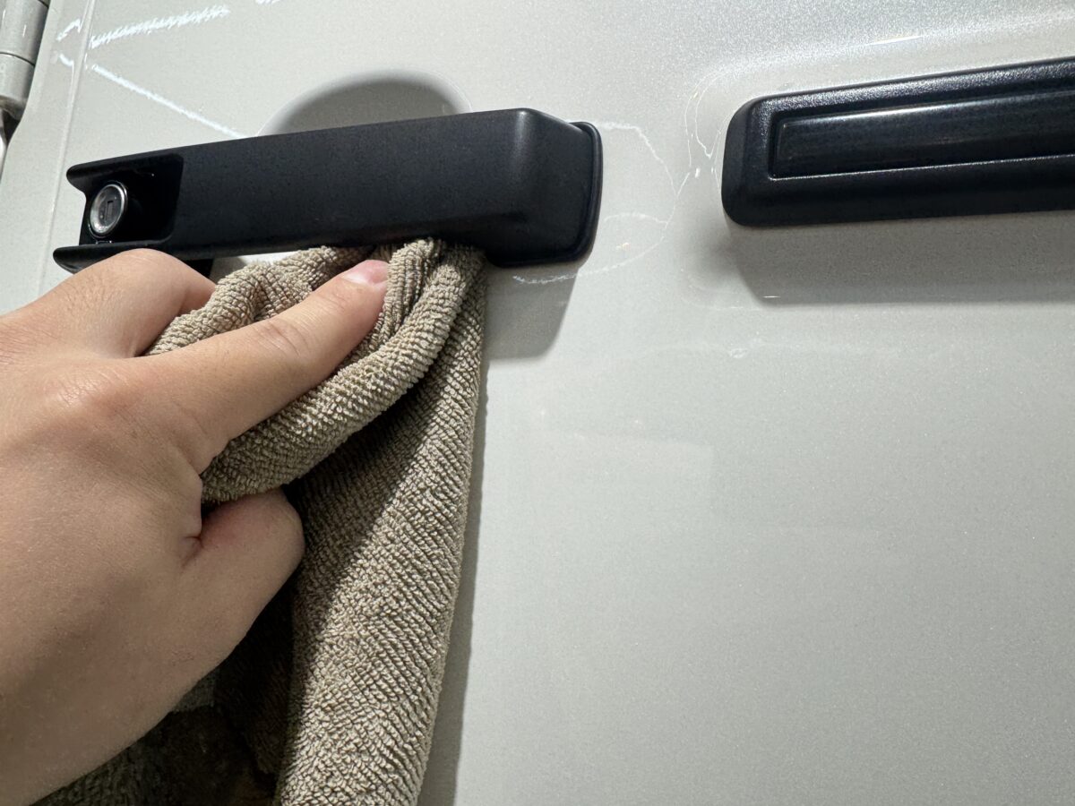 G63 AMGのセラミックコーティング前 下地処理工程