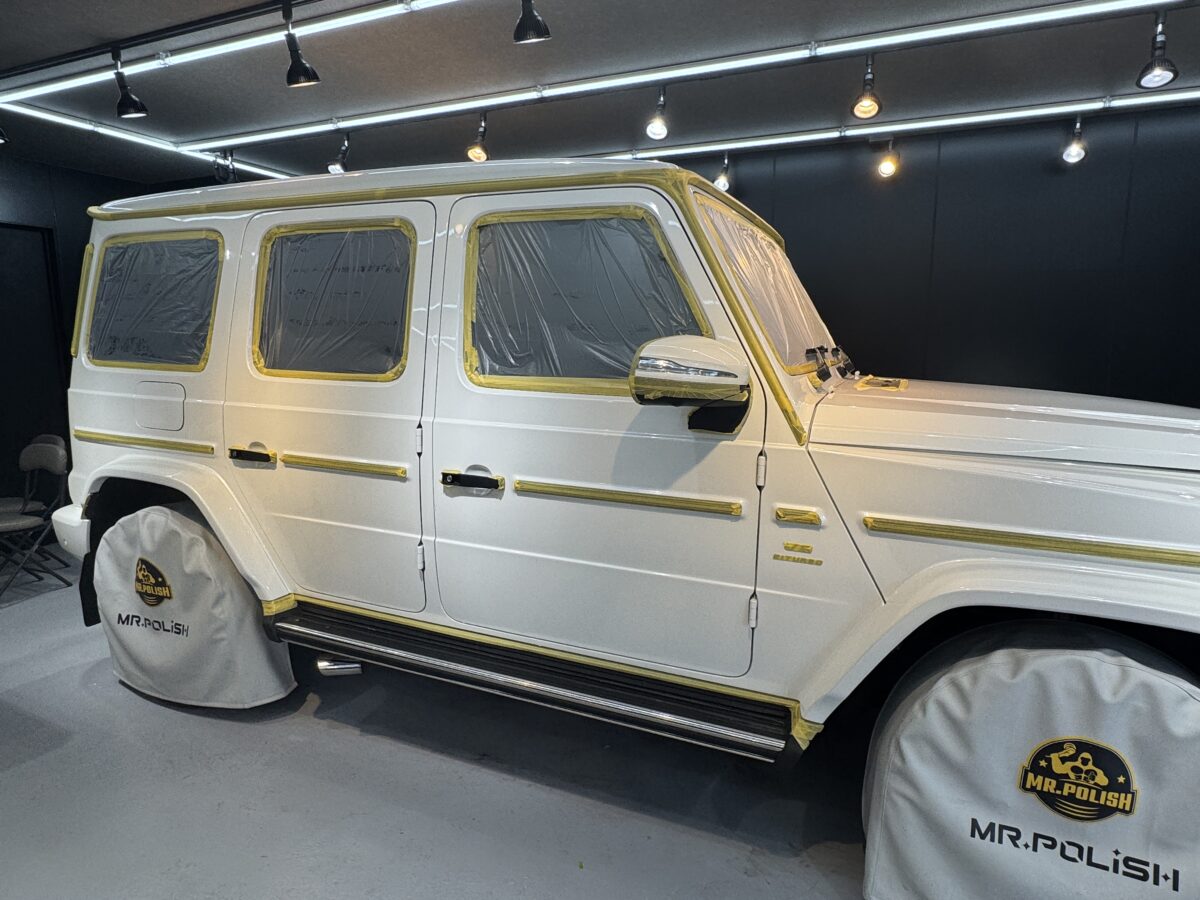 メルセデス・ベンツ G63 AMG フルマスキング作業