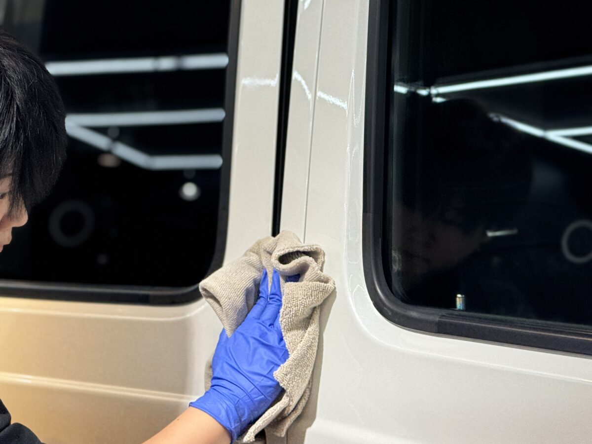 セラミックコーティング施工工程（G63 AMG）