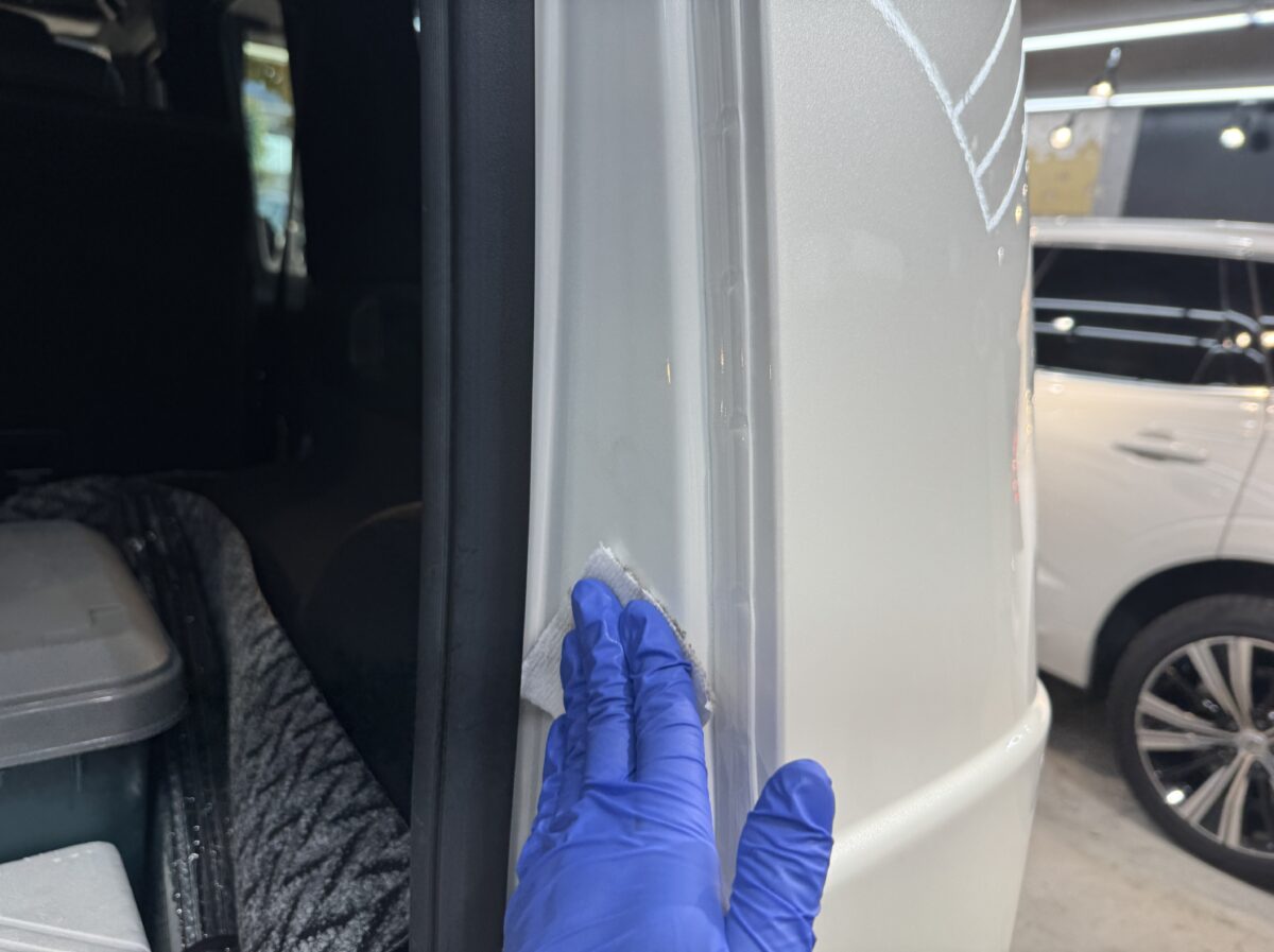 セラミックコーティング施工工程（G63 AMG）