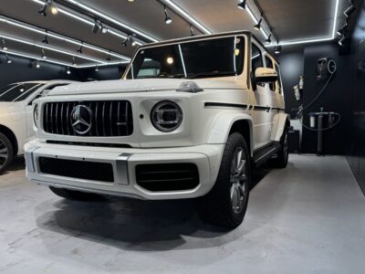 メルセデス・ベンツ Gクラス G63 AMGへセラミックコーティング二層の施工車事例 ／ 神奈川県横浜市南区S様より
