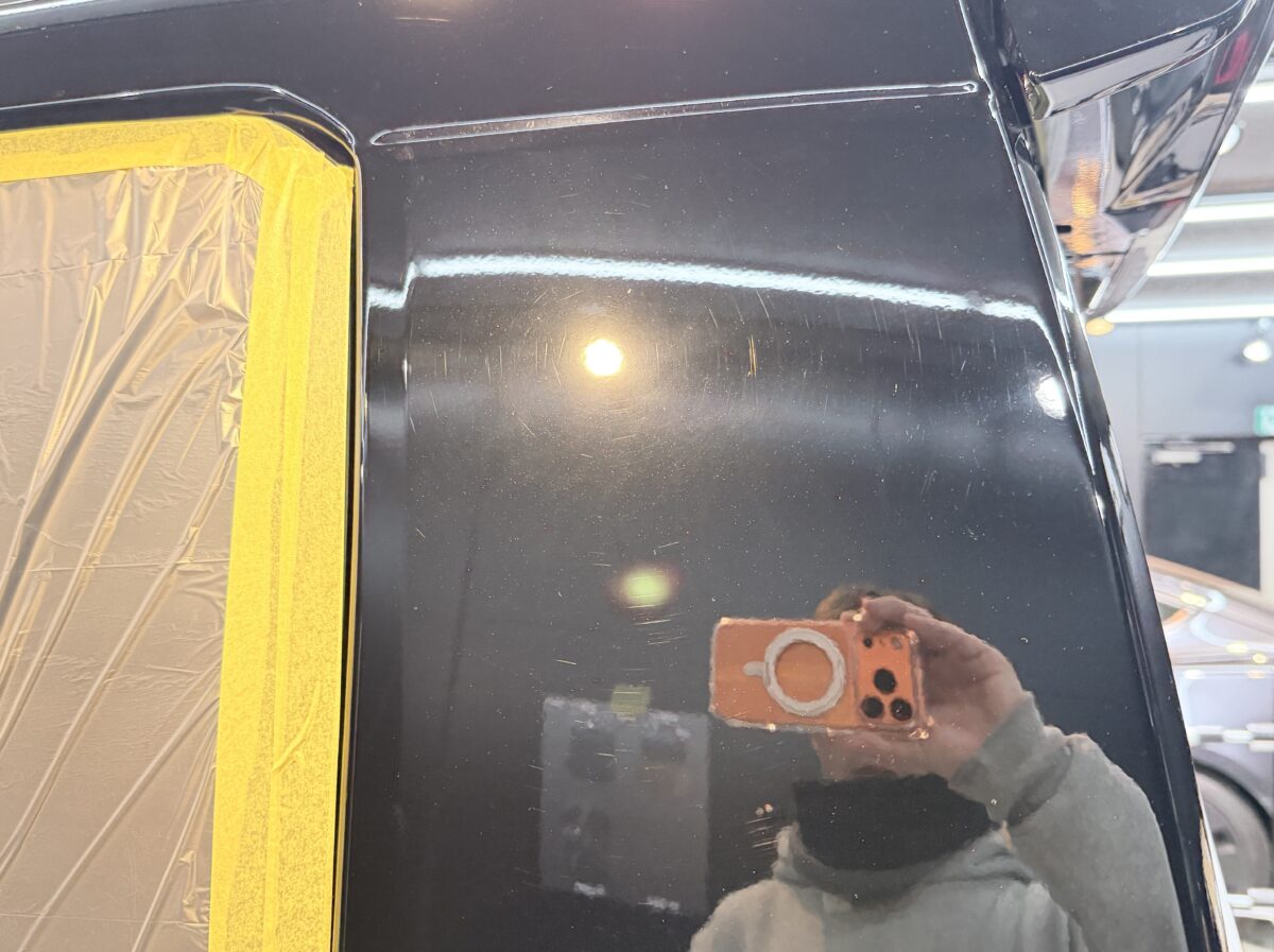 塗装の状態確認