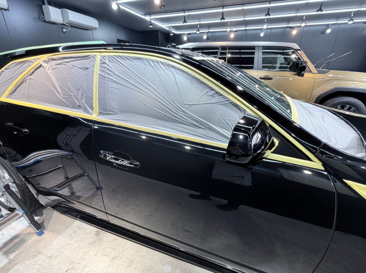 キャデラック CTS フルマスキング作業