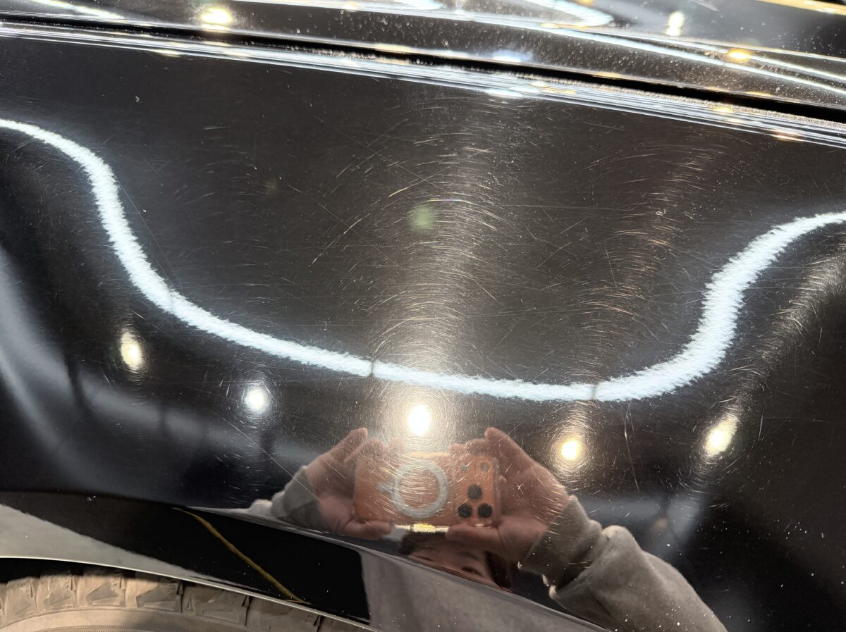 キャデラック CTS 塗装状態の確認