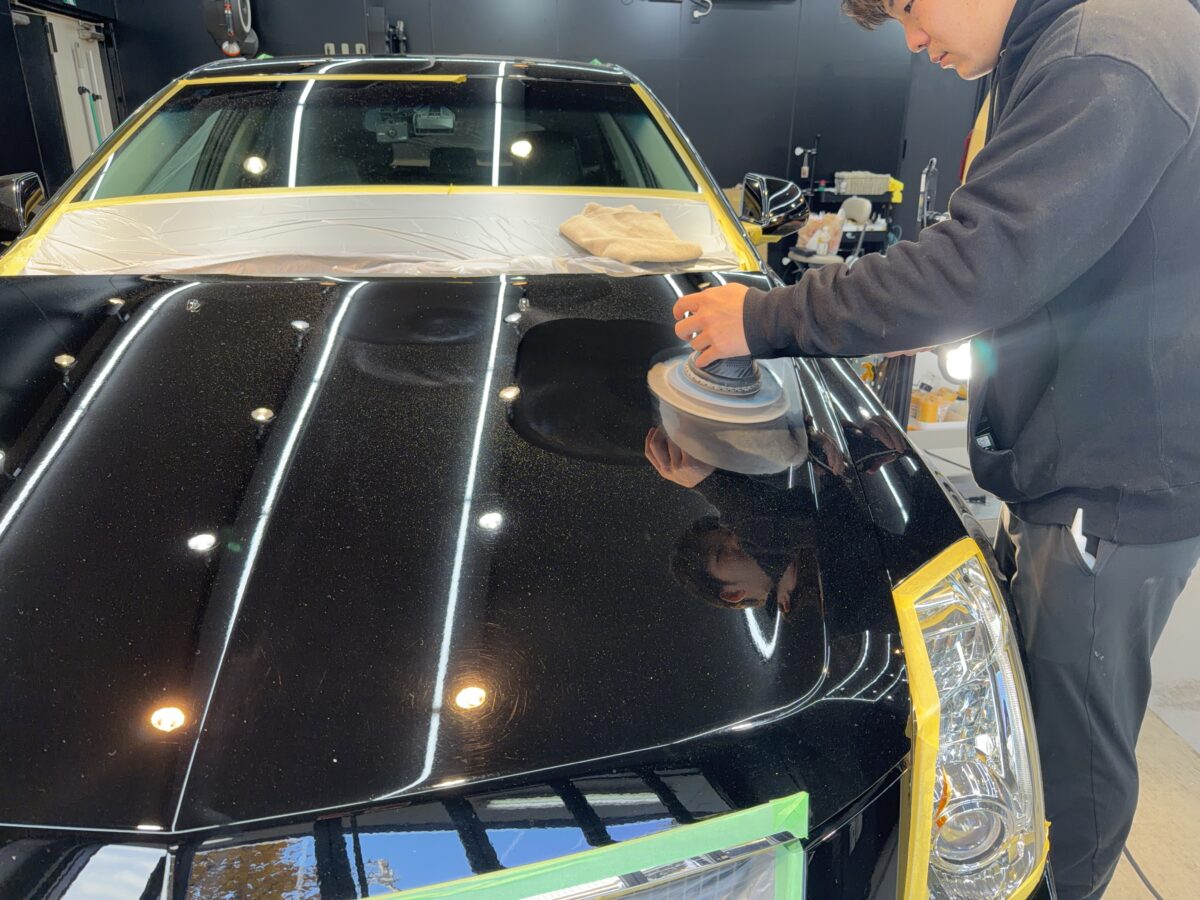 ソリッドブラック専用 塗装研磨(ポリッシング)工程