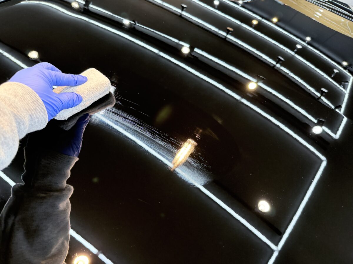 セラミックコーティングの塗布