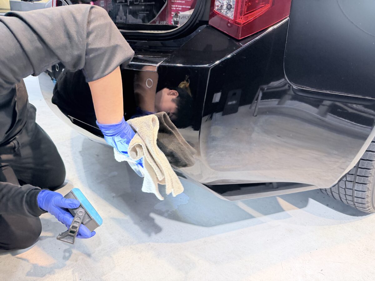 セラミックコーティングの塗布